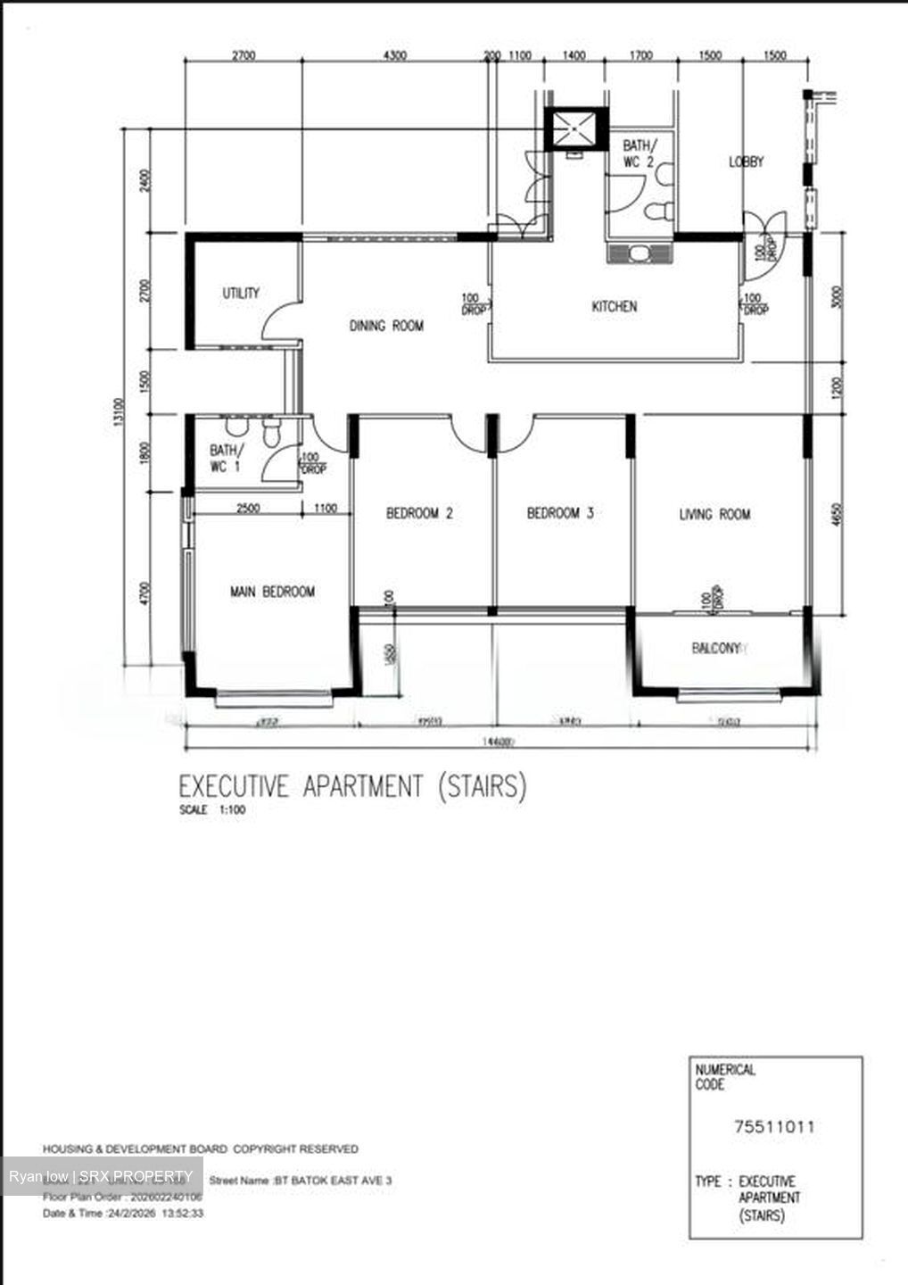 Blk 221 Bukit Batok East Avenue 3 (Bukit Batok), HDB Executive #529229471